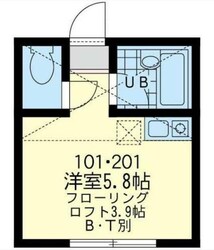 ユナイト平間Ｄ．カーネギーの杜の物件間取画像